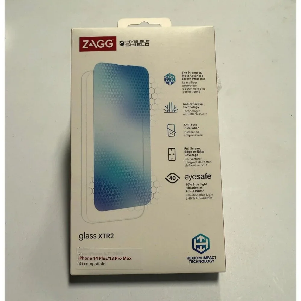 ZAGG Apple iPhone 14 Plus/iPhone 13 Pro Max Invisible Shield Glass XTR AM Screen